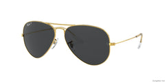 RB3025 Aviator Classic Gold/Schwarz/Polarisiert XL