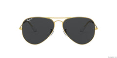 RB3025 Aviator Classic Gold/Schwarz/Polarisiert XL