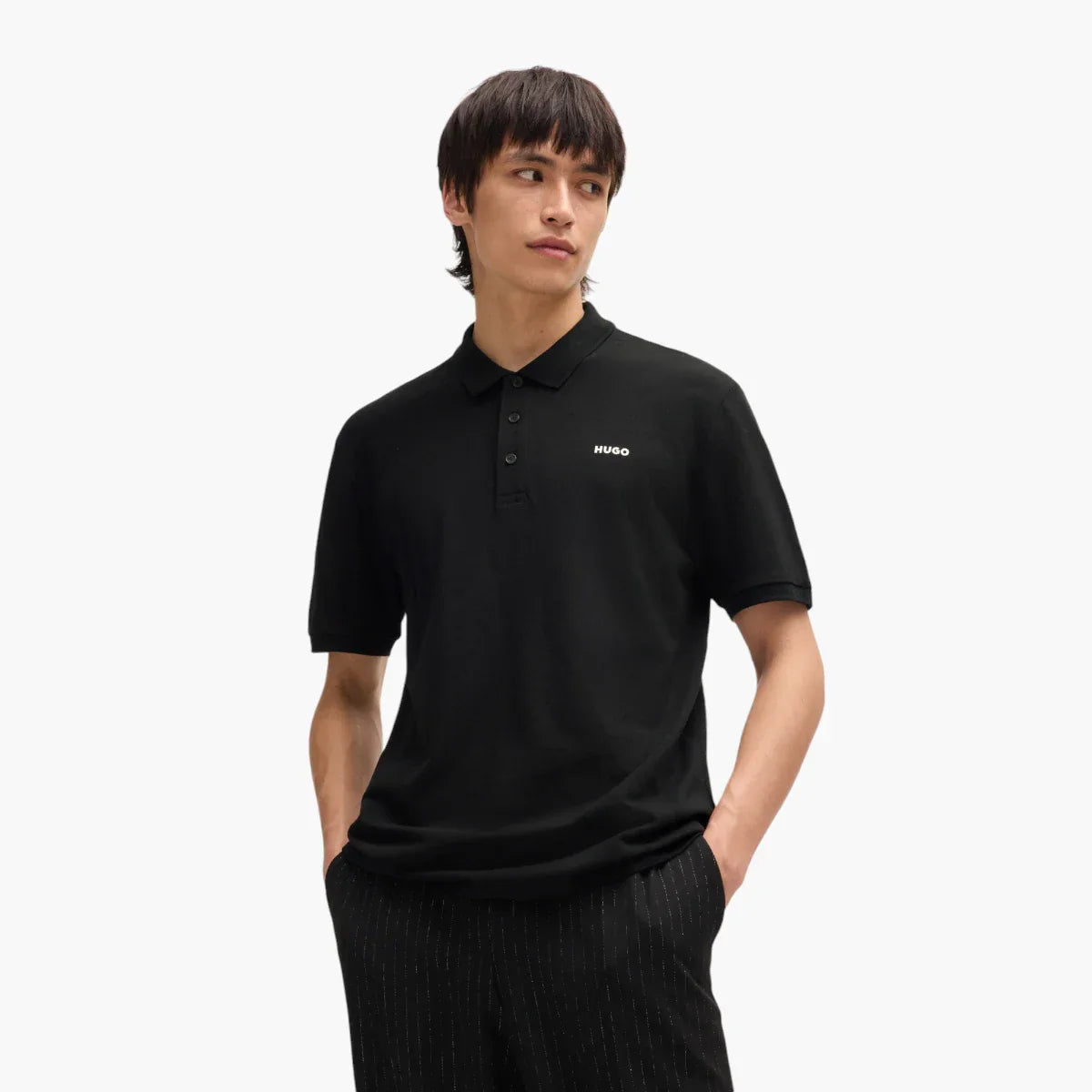 Poloshirt aus Baumwoll-Pique mit Logo-Print