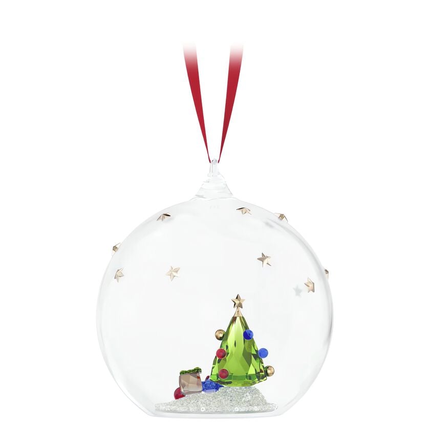 Weihnachts-Cheers-Baum und Geschenke-Ball-Ornament