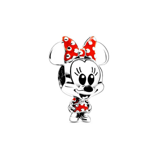 Pandora Bedel Disney, Minnie gepunktetes Kleid und Schleife 798880C02