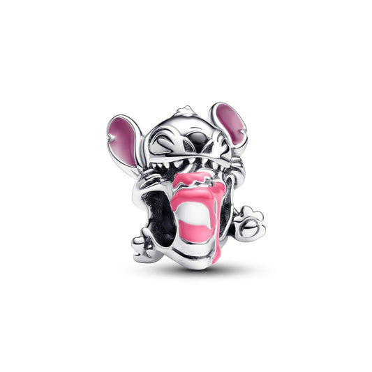 Pandora Disney Stitch Geburtstagstorte Sterlingsilber mit Emaille-Charm 793189C01