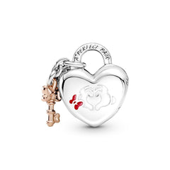 PND Disney Mickey Mouse et Minnie Mouse Cadenas Charm 780109C01