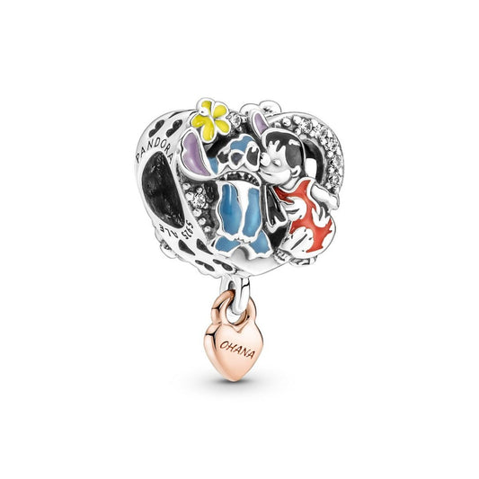 Pandora Disney Ohana Lilo & Stitch inspirierter Charm 781682C01