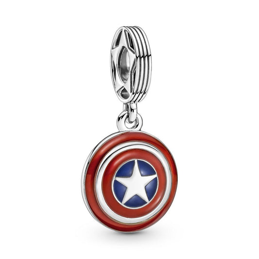 Pandora Marvel The Avengers Captain America Schild Hangende Bedel 790780C01