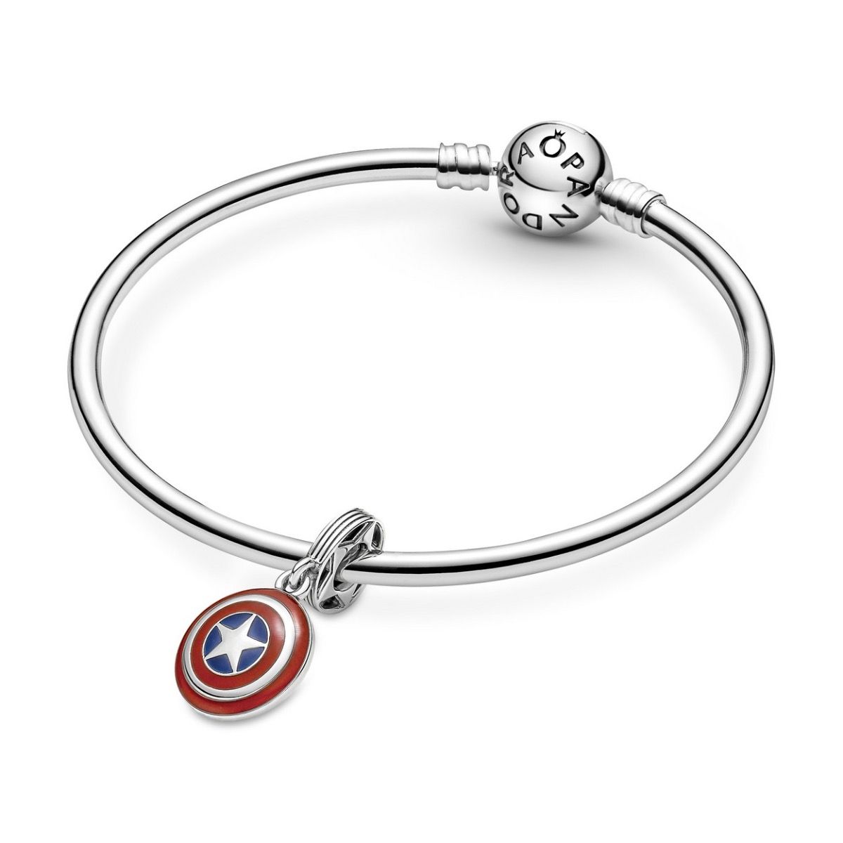 Pandora Marvel The Avengers Captain America Schild Hangende Bedel 790780C01