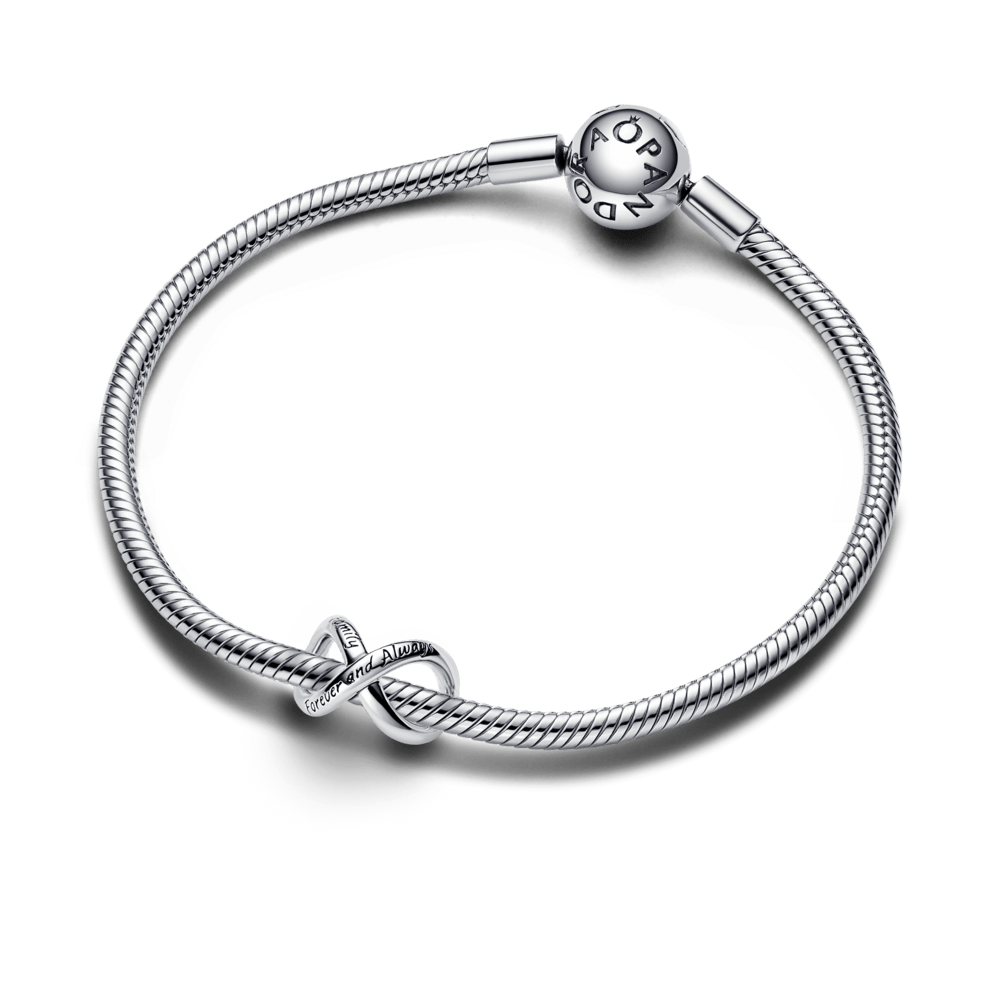 Perle « Always and Forever » avec un signe infini