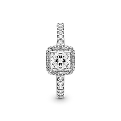 Quadratischer glänzender Ring