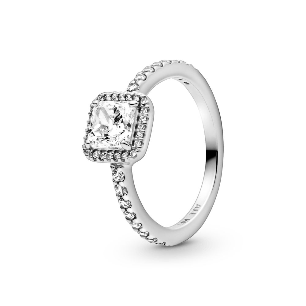 Quadratischer glänzender Ring